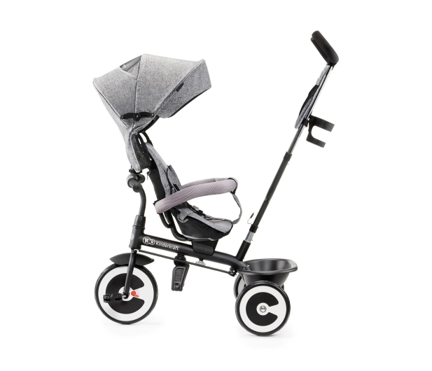 Kinderkraft Rowerek Trójkołowy Aston Grey - 463171 - zdjęcie 6